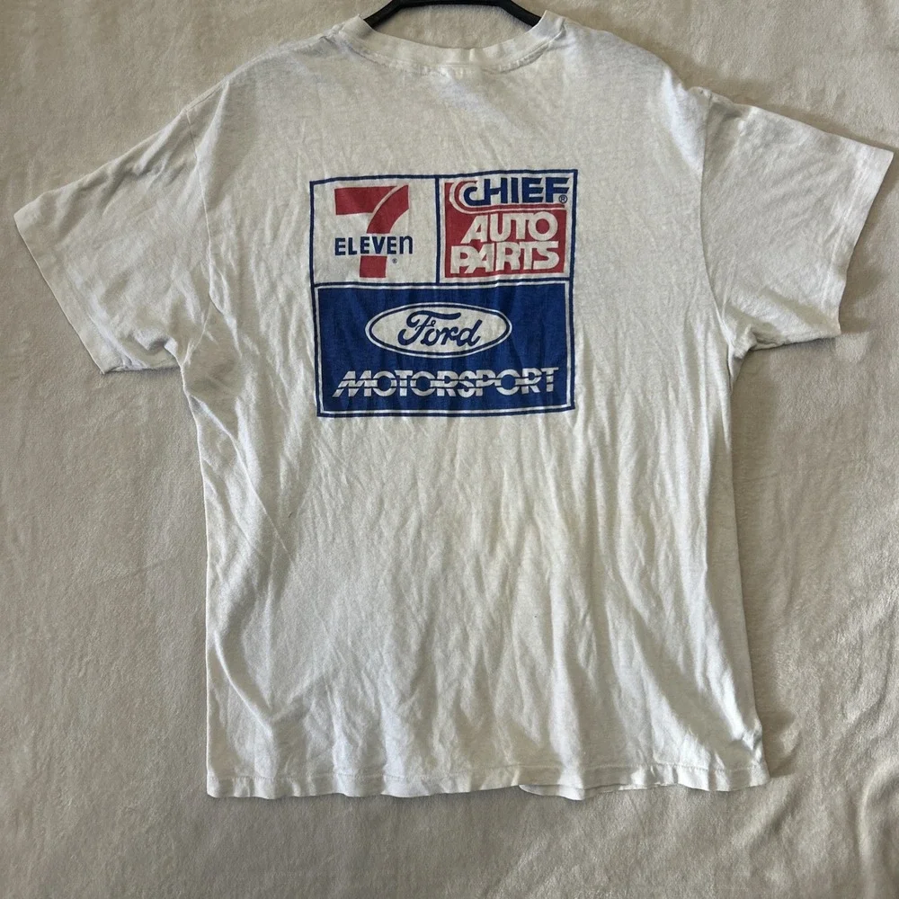 VTG BILLY MEYER 7/11 CHIEF FUNNY CAR NHRA DRAG RACING T-SHIRT L SINGLE STITCH - Picture 6 of 7
